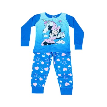 Pijama pentru fetite E Plus M Minnie Mouse, Albastru Pijama pentru fetite E Plus M Minnie Mouse, Albastru