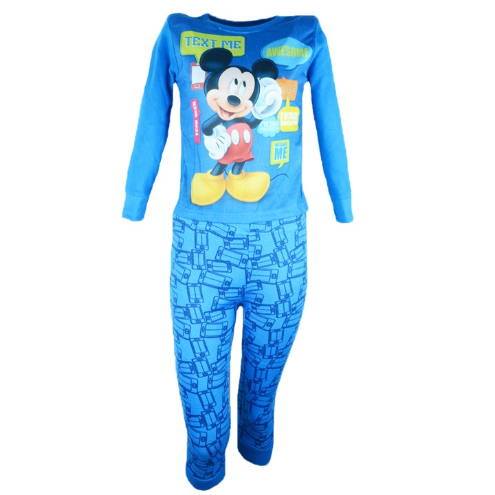 Пижама за момче E Plus M Mickey Mouse PBD-08, Синя