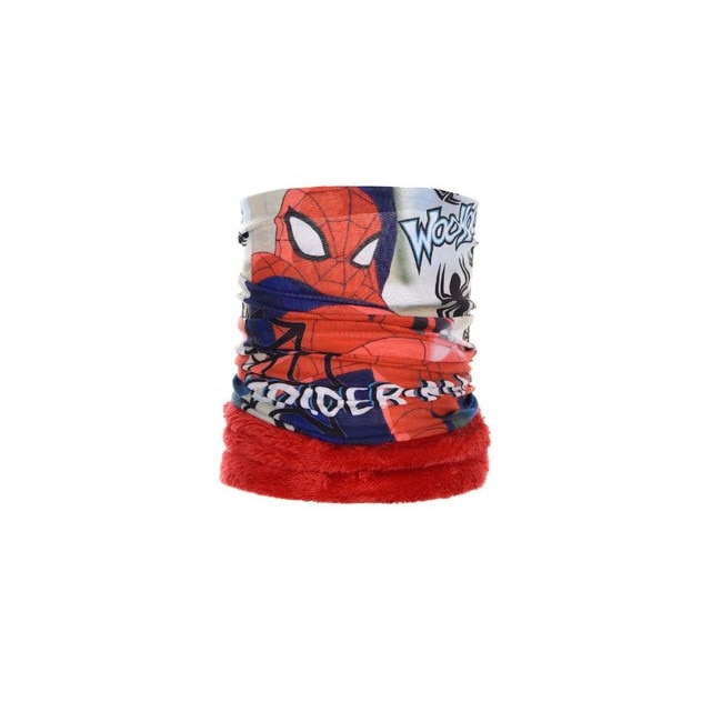 Fular circular, Spiderman, reversibil Unica Rosu