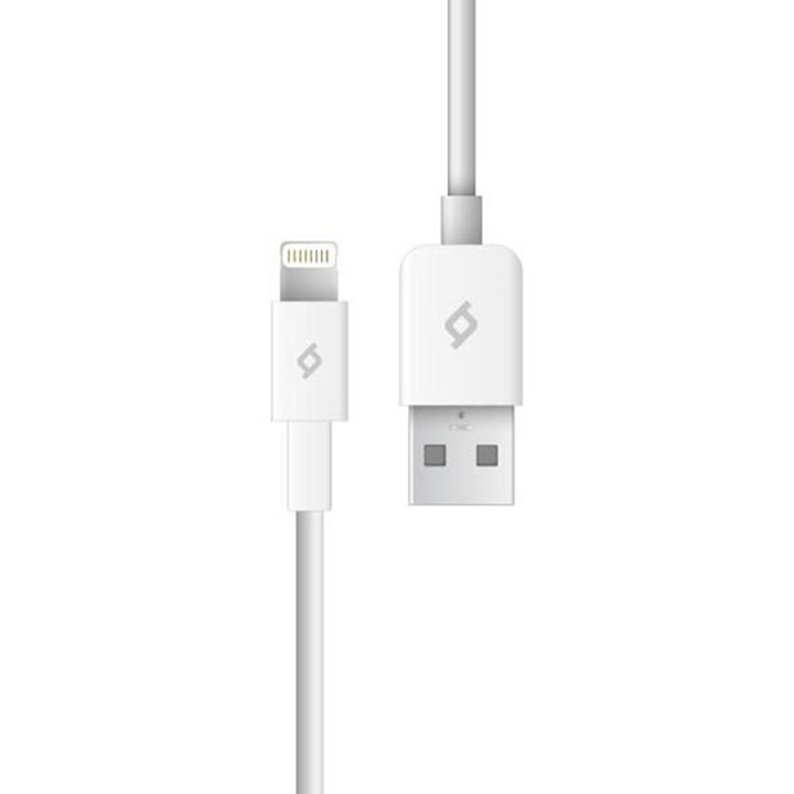 Кабел Lightning TTEC Charge/Data Cable, White, MFi