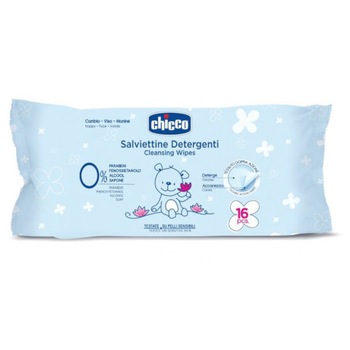 Servetele Chicco Umede 16 buc Servetele Chicco Umede 16 buc