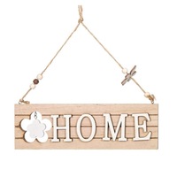 decoratiune suspendabila din lemn tip placarda cu mesaj si floricica topi toy imagen 24_2_
0