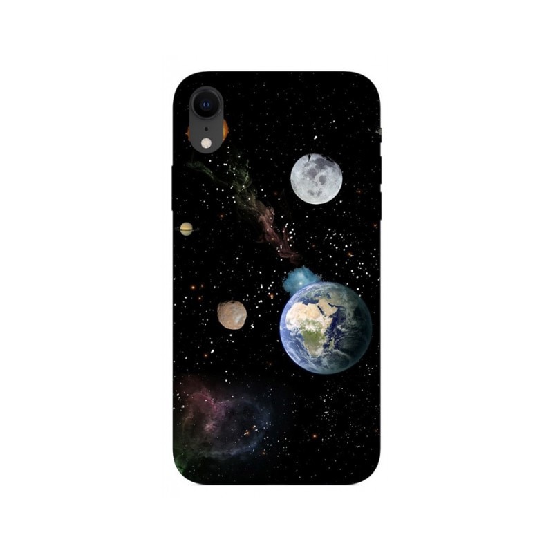 Husa Silicon Soft Upzz Print iPhone Xr Model Earth