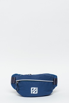 Pepe Jeans London, Borseta cu detaliu logo Alister, Albastru Pepe Jeans London, Borseta cu detaliu logo Alister, Albastru