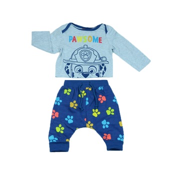 Compleu 2 piese bluza si pantaloni pentru baieti E Plus M Paw Patrol CBD-01, Multicolor Compleu 2 piese bluza si pantaloni pentru baieti E Plus M Paw Patrol CBD-01, Multicolor