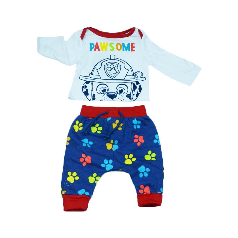 Compleu 2 piese bluza si pantaloni pentru baieti E Plus M Paw Patrol CBD-02, Multicolor