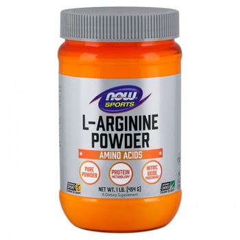 Supliment nutritional Arginine Powder, Now Foods, 454 g Supliment nutritional Arginine Powder, Now Foods, 454 g
