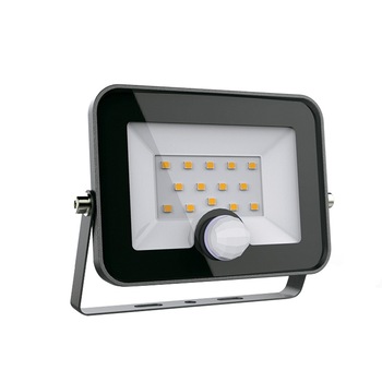 Proiector LED Elmark Vega Slim 10W(100W), Senzor De Miscare, Senzor Crepuscul, A++, 900 lm, Exterior, Lumina Rece (5500k) 20000 de ore Proiector LED Elmark Vega Slim 10W(100W), Senzor De Miscare, Senzor Crepuscul, A++, 900 lm, Exterior, Lumina Rece (5500k) 20000 de ore