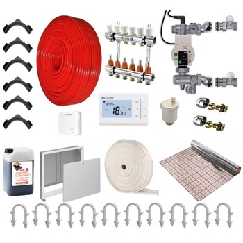 Kit complet incalzire in pardoseala Premium 120-160m² - Ivar, Giacomini, Willo, Innomix Kit complet incalzire in pardoseala Premium 120-160m² - Ivar, Giacomini, Willo, Innomix