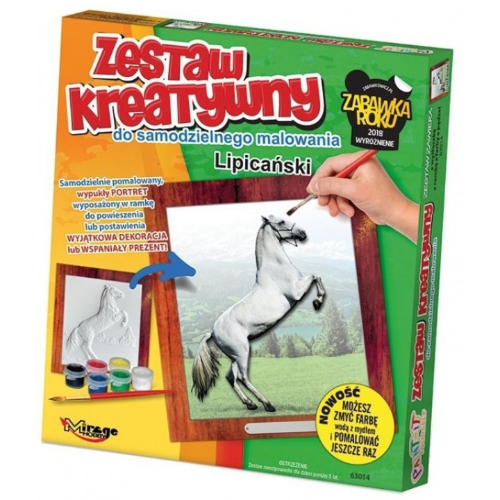 Konie - Wypukâ Malowanka Sorozat Konie - Lipica Sí