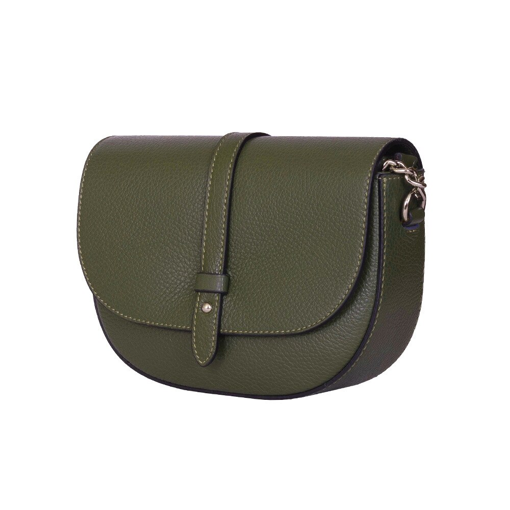 Poseta piele naturala Larisa verde