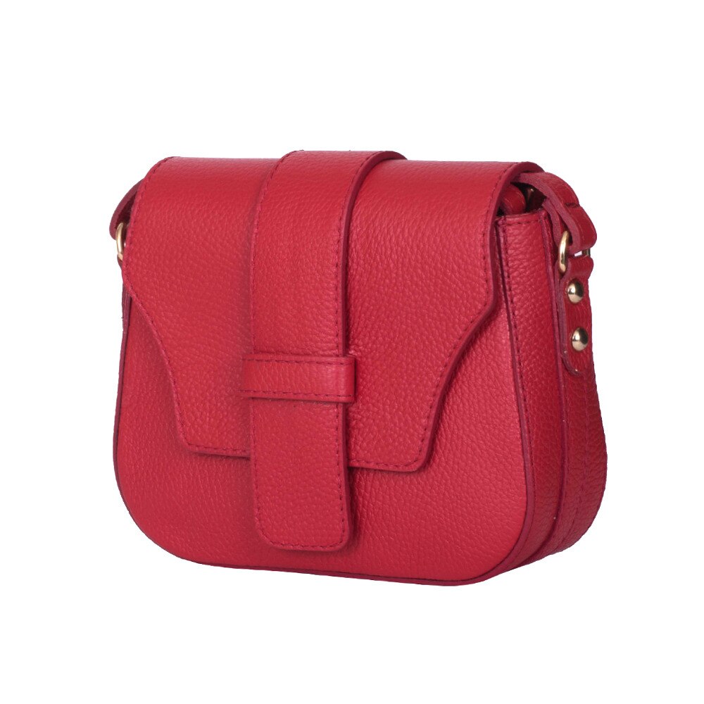 Poseta din piele naturala Tracy rosie