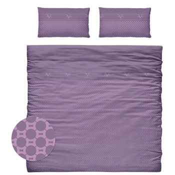 Lenjerie de pat pentru 2 persoane Versace, 135x190 cm, Model VC-0016, Purpuriu Lenjerie de pat pentru 2 persoane Versace, 135x190 cm, Model VC-0016, Purpuriu