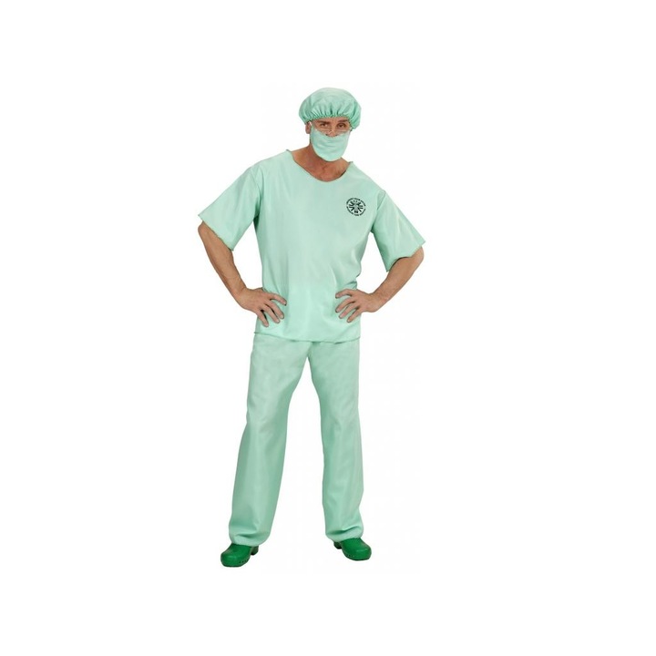 Costum barbatesc paramedic, Widmann, Marime L, Verde
