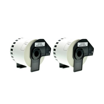 Set 2 Banda/Rola etichete Alb Compatibile BROTHER DK44205 62mmX30.48m P-Touch QL1000 1050 1060,500,560,570,580,650,720, Set 2 Banda/Rola etichete Alb Compatibile BROTHER DK44205 62mmX30.48m P-Touch QL1000 1050 1060,500,560,570,580,650,720,