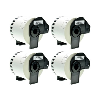 Set 4 Banda/Rola etichete Alb Compatibile BROTHER DK44205 62mmX30.48m P-Touch QL1000 1050 1060,500,560,570,580,650,720, Set 4 Banda/Rola etichete Alb Compatibile BROTHER DK44205 62mmX30.48m P-Touch QL1000 1050 1060,500,560,570,580,650,720,