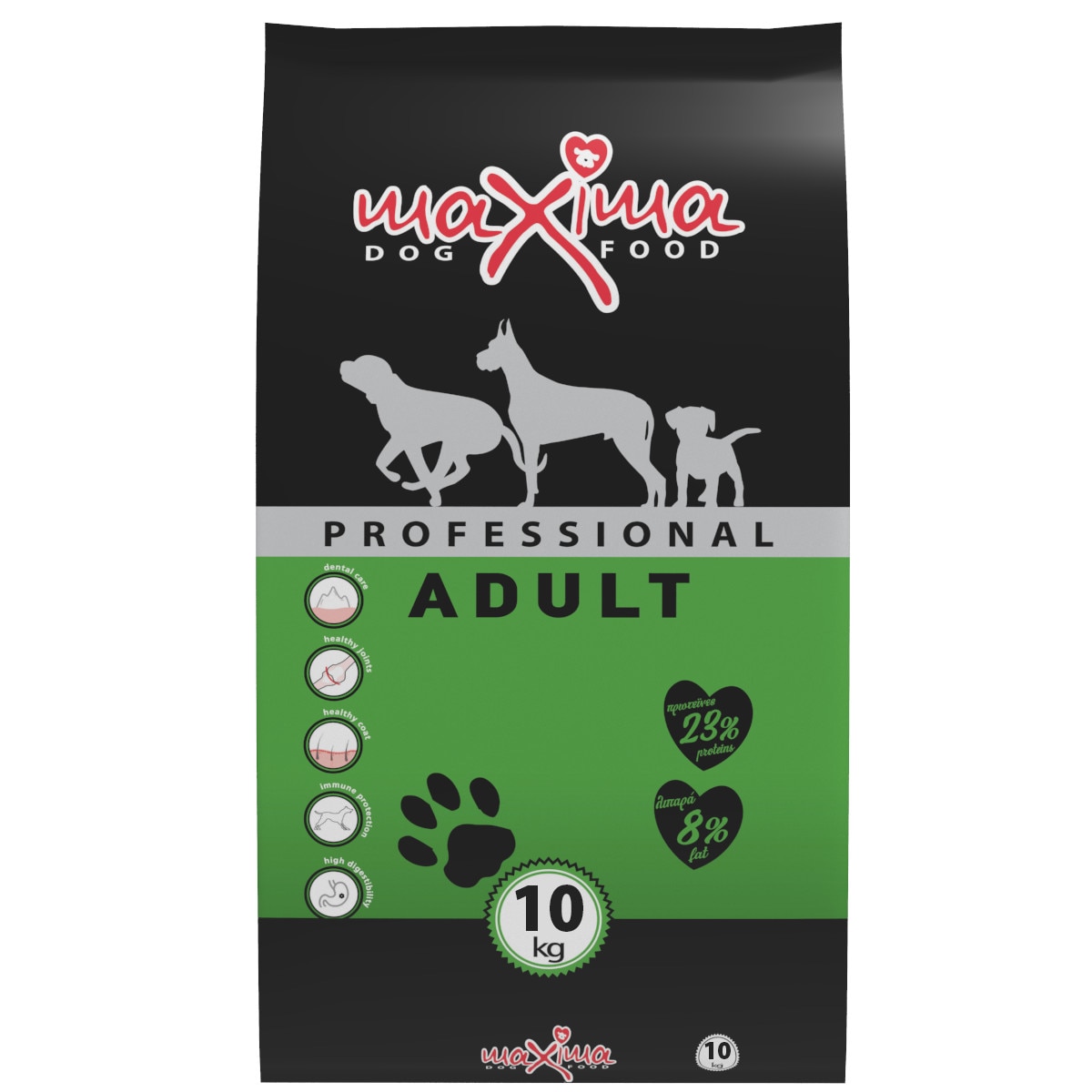 Hrana uscata completa pentru caini, Maxima Adult, 10 kg