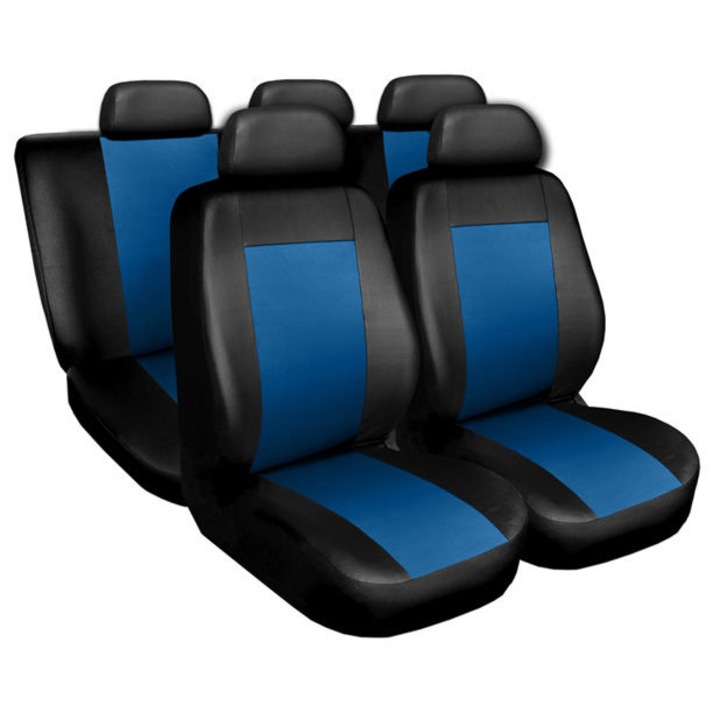 Комплект калъфи за автомобилни седалки Auto-Decor Comfort, Син, за Kia Soul