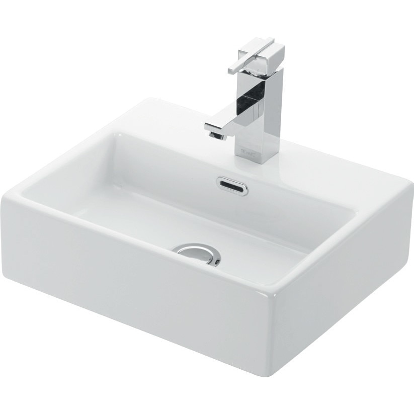 Lavoar ceramic, Karag, Daphne, 43x36 cm, Alb