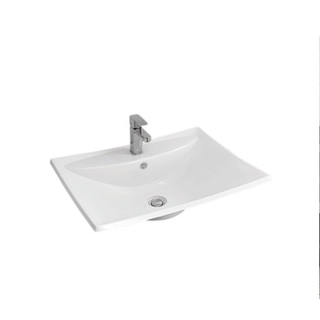 Lavoar din portelan Karag, LT-1015, 62x42 cm, Alb Lavoar din portelan Karag, LT-1015, 62x42 cm, Alb