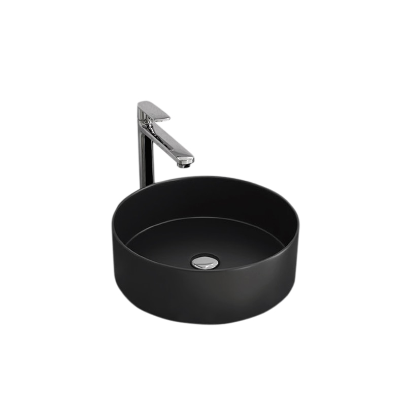 Lavoar din portelan LT-3134, Karag, 35.5x35.5 cm, Negru