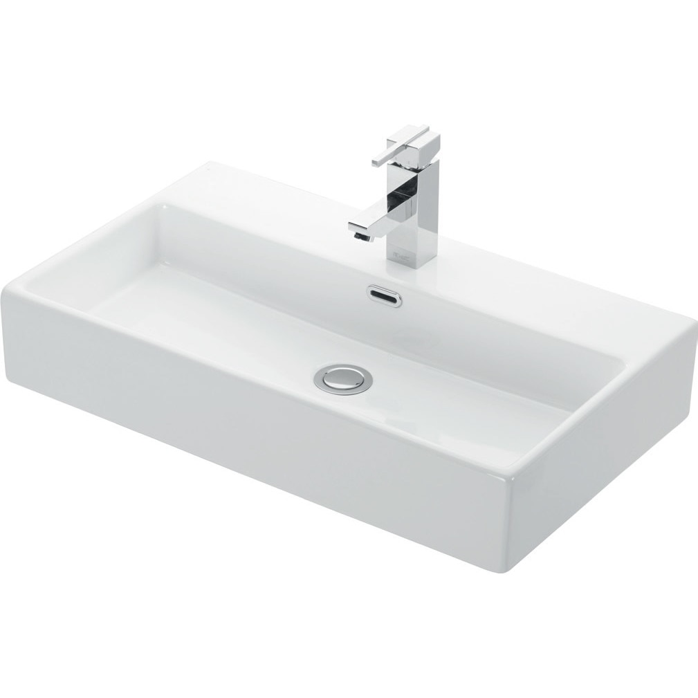 Lavoar ceramic dreptunghiular, Karag, Daphne, 70x41 cm, Alb