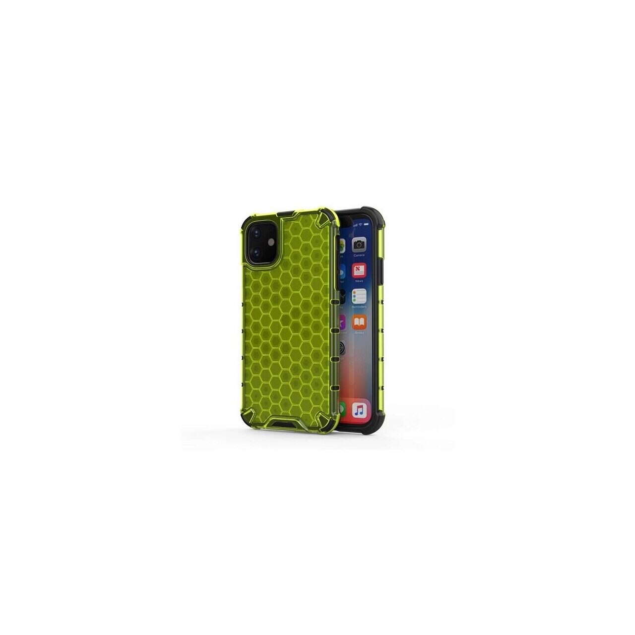 Husa Apple iPhone 11 - iberry HoneyComb Verde