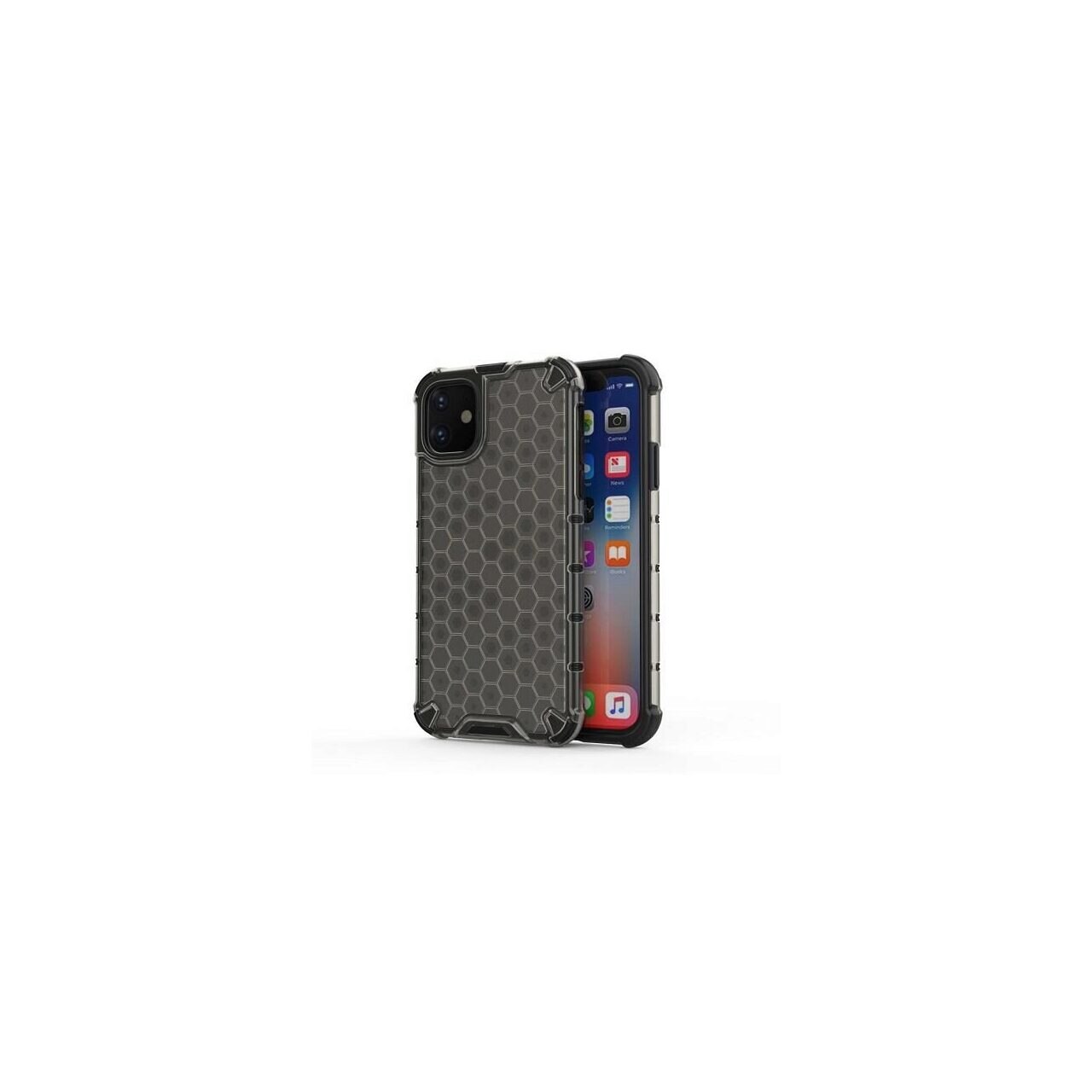 Husa Apple iPhone 11 - iberry HoneyComb Negru