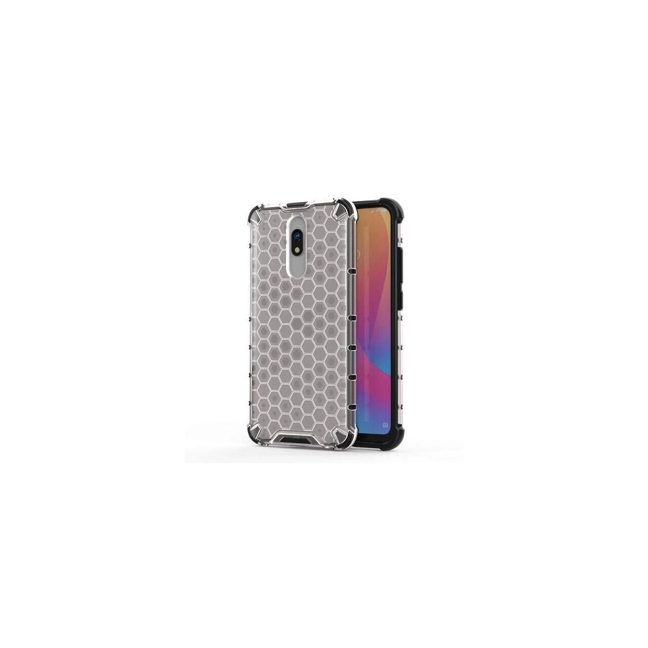 Husa Xiaomi Redmi 8,Redmi 8A - iberry HoneyComb Transparent