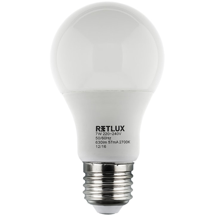 Retlux RLL244 9W-os E27-es LED izzó, 2700K, 9W-os, 810 lumen