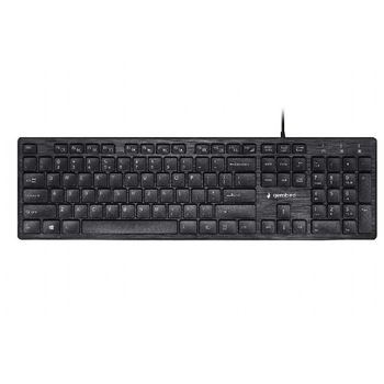 Tastatura multimedia Gembird Chocolate, US layout, Negru Tastatura multimedia Gembird Chocolate, US layout, Negru