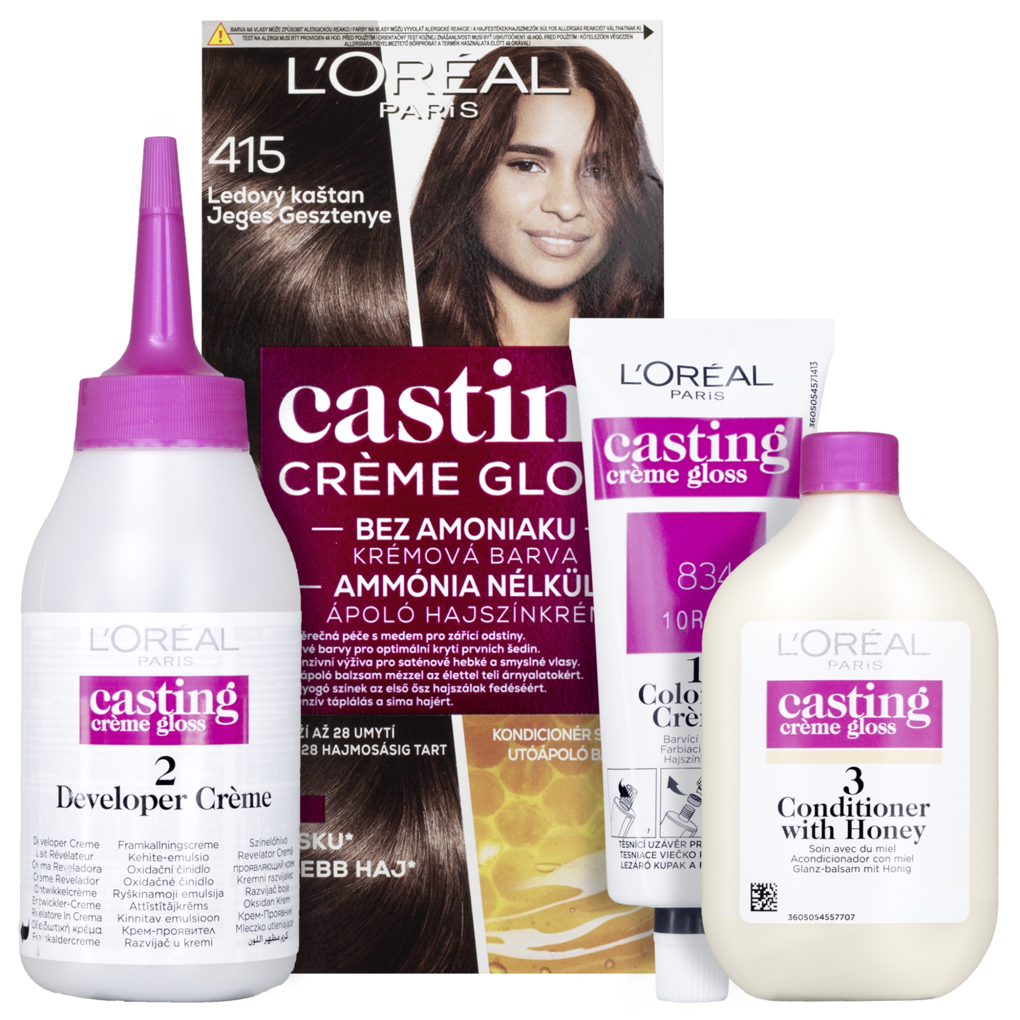 L'Oréal Paris Casting Crème Gloss 415 Frosty Chestnut - Coloration Crème Glacée