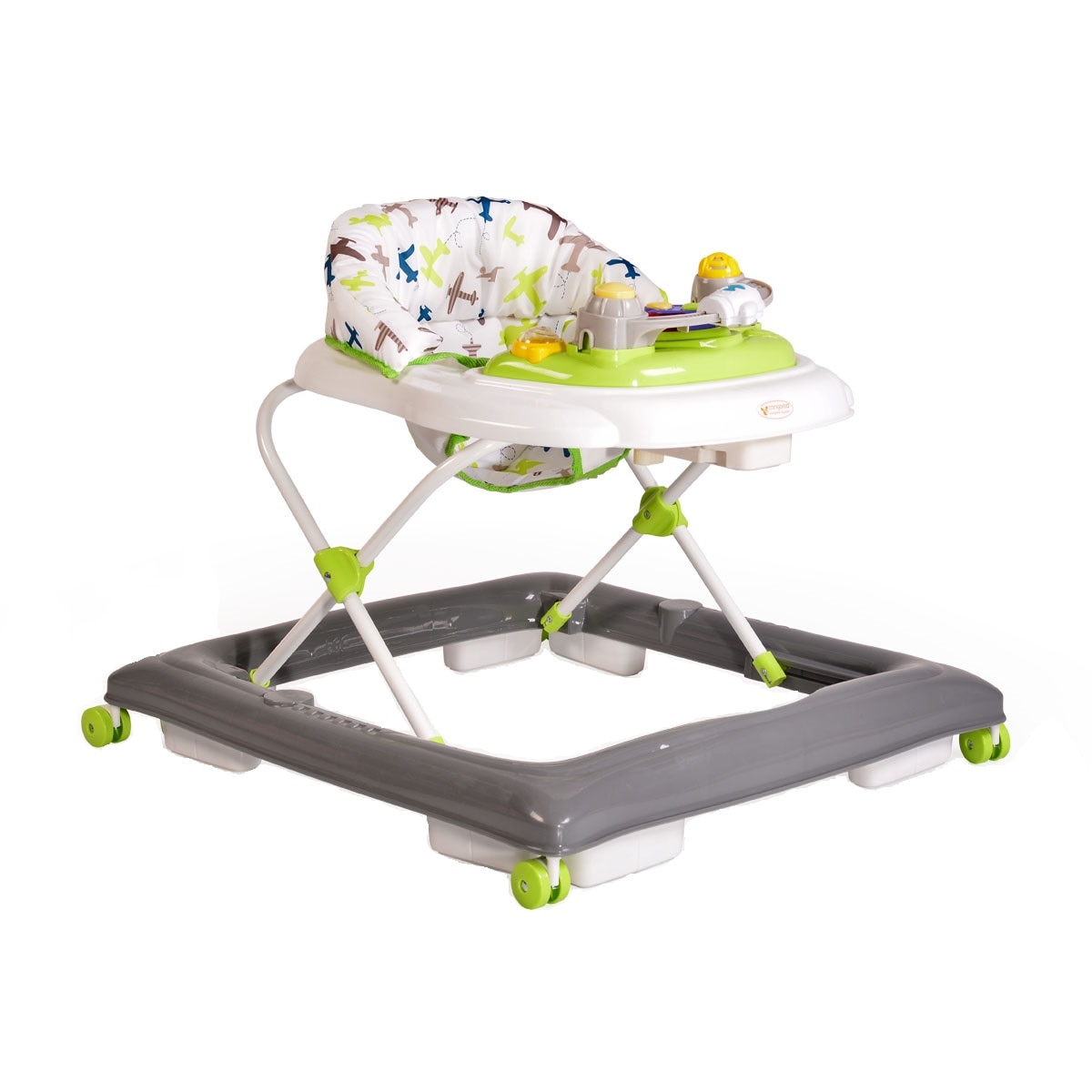 Premergator reglabil pe inaltime Cangaroo Eddy Verde/Gri