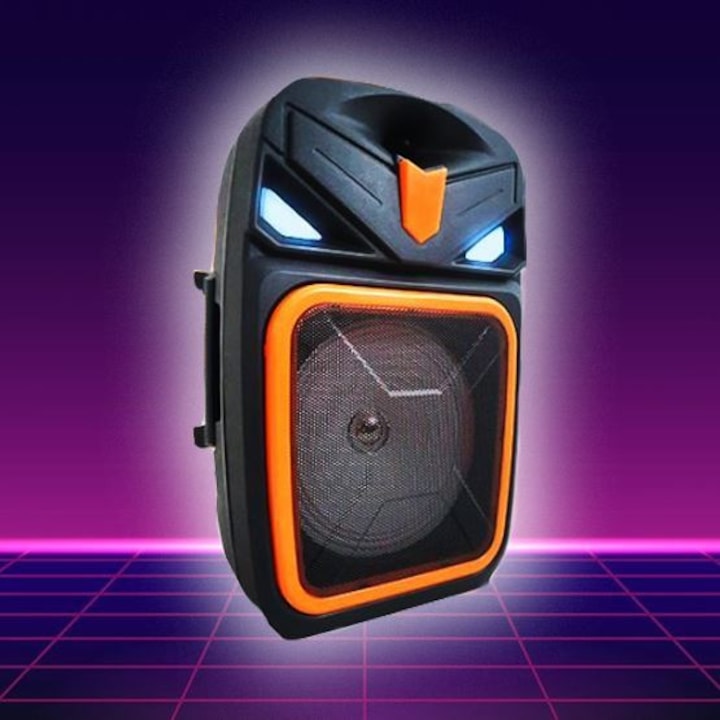 SKY Boombox Fh-809 Nagy teljesítményű Hangfal Bluetooth-s Hordozható party hangdoboz, beépített akkumulátorral és LED fénnyel Master Blaster