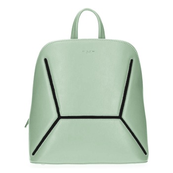 Rucsac dama, David Jones, mediu, din piele ecologica, verde deschis, simplu, 99561213 Rucsac dama, David Jones, mediu, din piele ecologica, verde deschis, simplu, 99561213