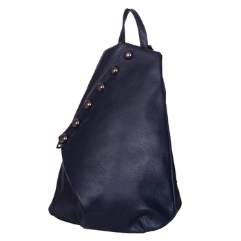 Rucsac piele naturala Bubble bleumarin Rucsac piele naturala Bubble bleumarin