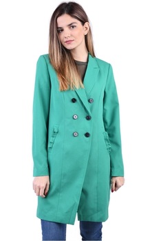 Palton dama casual, Turcoaz, Vero Moda, Marimea M-L 38-40 EU Palton dama casual, Turcoaz, Vero Moda, Marimea M-L 38-40 EU