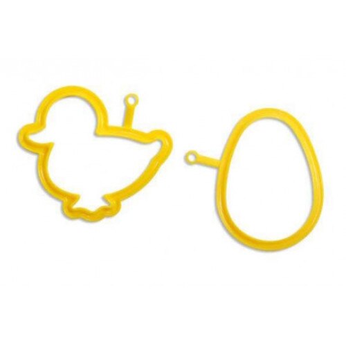 Set sablon pentru Oua si clatite, 2 piese, Silikomart