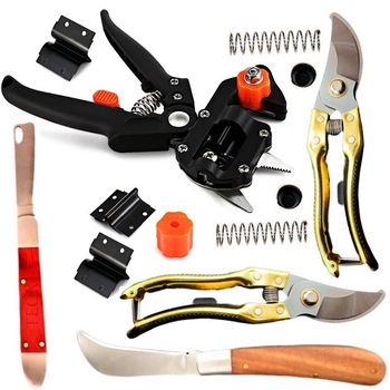 Set Aparat Profesional Cleste Altoit 3 Lame, 2 Foarfece Gradina Cutit Cosor, Cutit Altoit Drept Set Aparat Profesional Cleste Altoit 3 Lame, 2 Foarfece Gradina Cutit Cosor, Cutit Altoit Drept