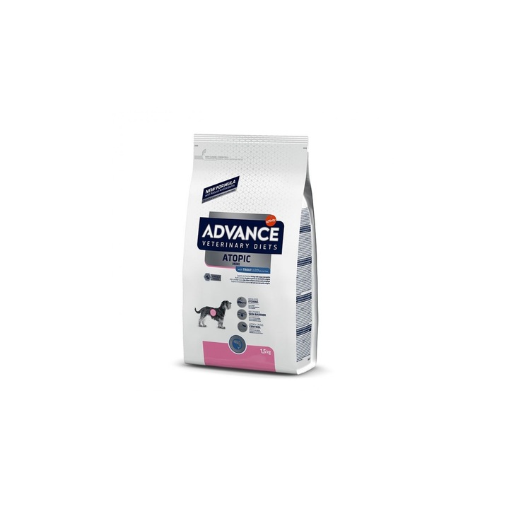 Hrana uscata pentru caini Advance Dog Mini Atopic, Derma Care, 1.5KG