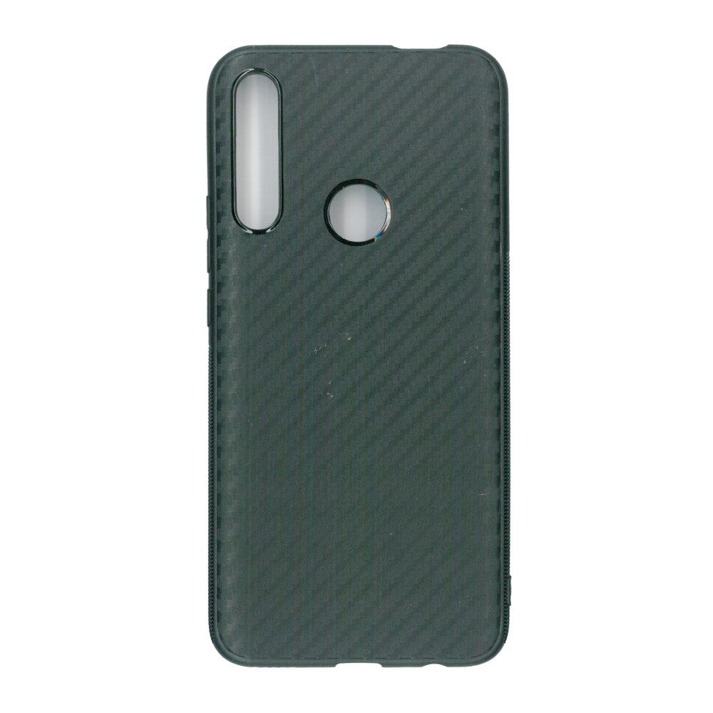 Husa din silicon, Carbon negru, pentru Huawei P Smart Z