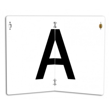 Placa litera ,, A  Placa litera ,, A