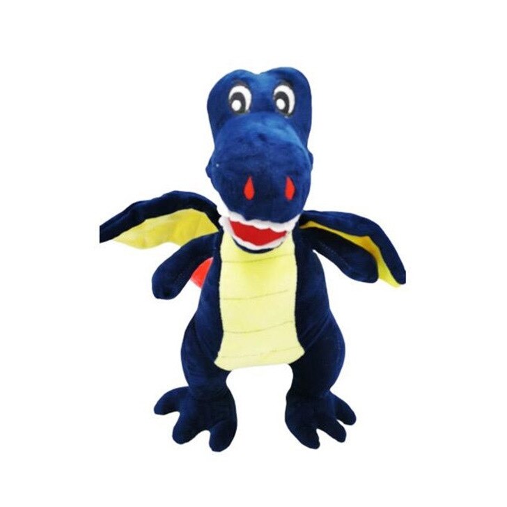 Jucarie din plus, Toys, Dragonel cel fioros, Bleumarin, 50 cm