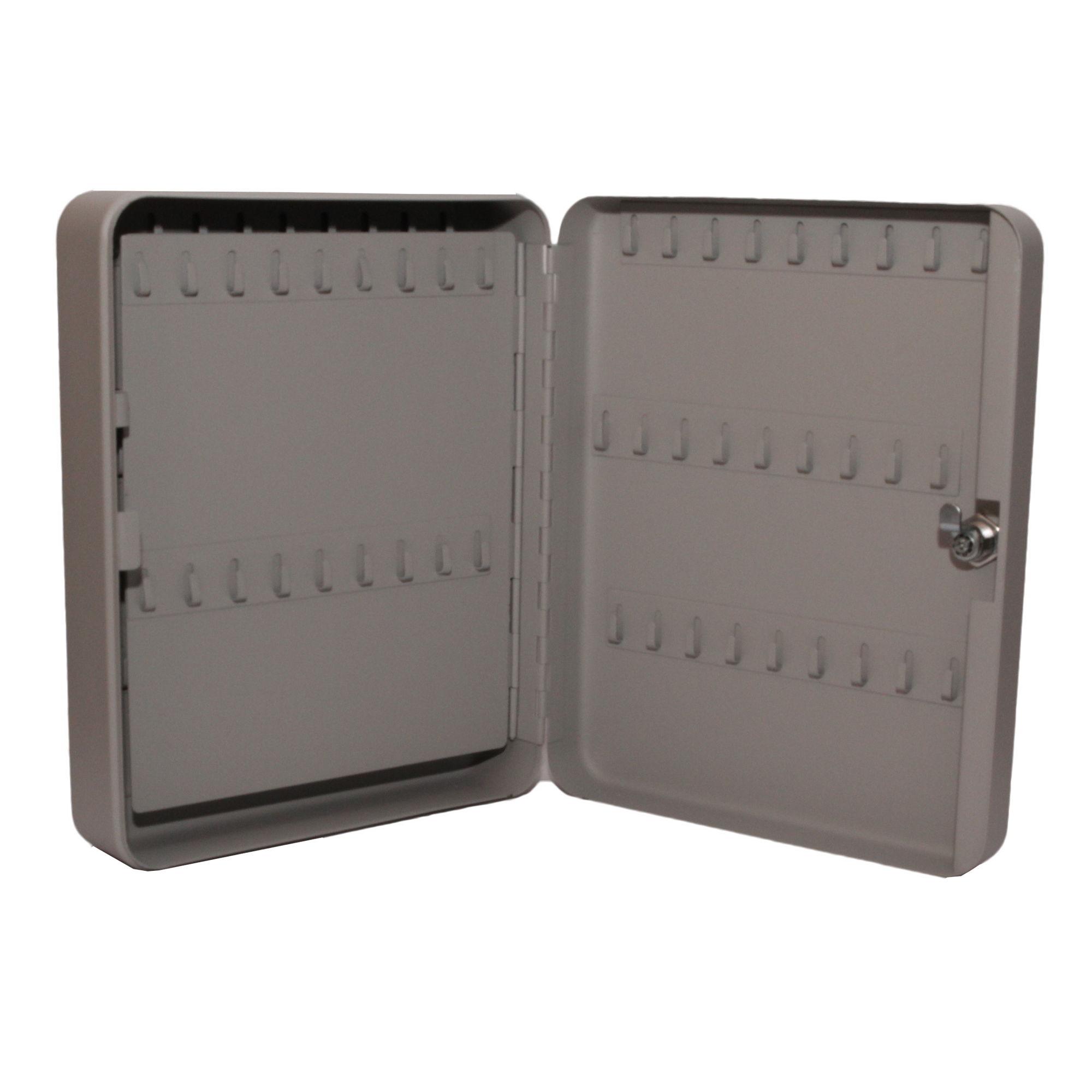 Cutie metalica EVOffice, pentru 48 de chei, cu incuietoare, Gri