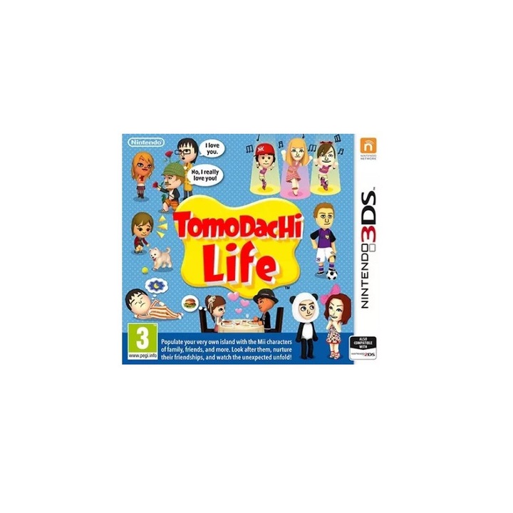 Tomodachi Life Nintendo 3Ds játék