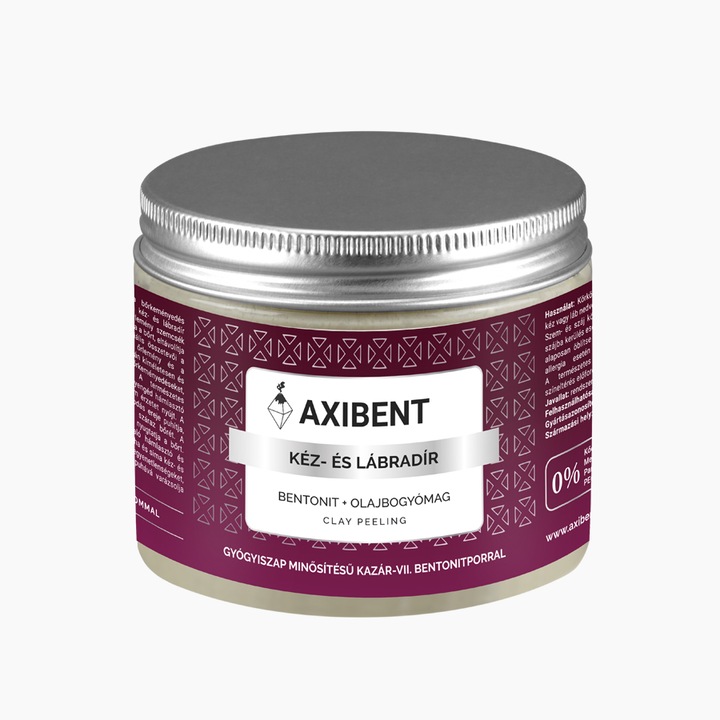 Axibent Kéz- és lábradír levendulával és olajbogyómaggal - 200ml