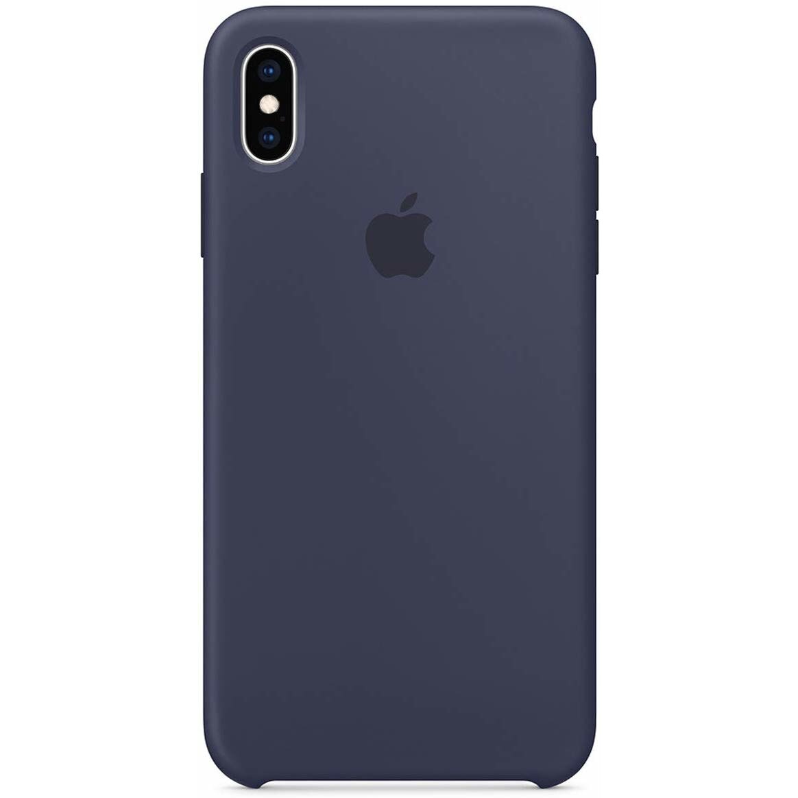 Husa de protectie Apple pentru iPhone XR Silicon Midnight Blue