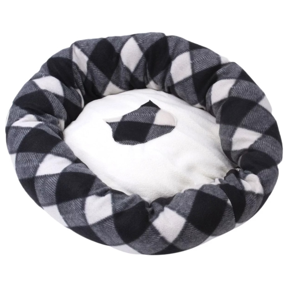 Culcus pufos pisica, Zola®, model carouri, 47x12 cm