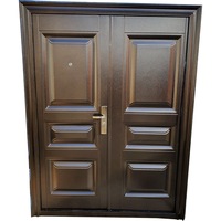 usa metalica dubla de exterior cu izolatie si vizor novo doors nd5001 deschidere stanga 1 yala dimensiune 200x150 centimetritabla 07 mm balamale si clanta incluse toc de 7 centimetri pentru case maron imagen 27_0_
0