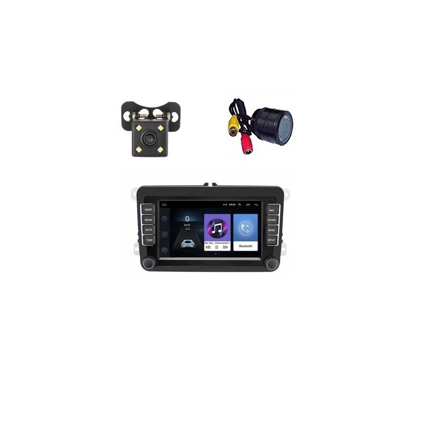 Set Navigatie dedicata VW, Camera marsalier si Camera Fata Numar, Skoda, Seat, ANDROID, Wi-FI